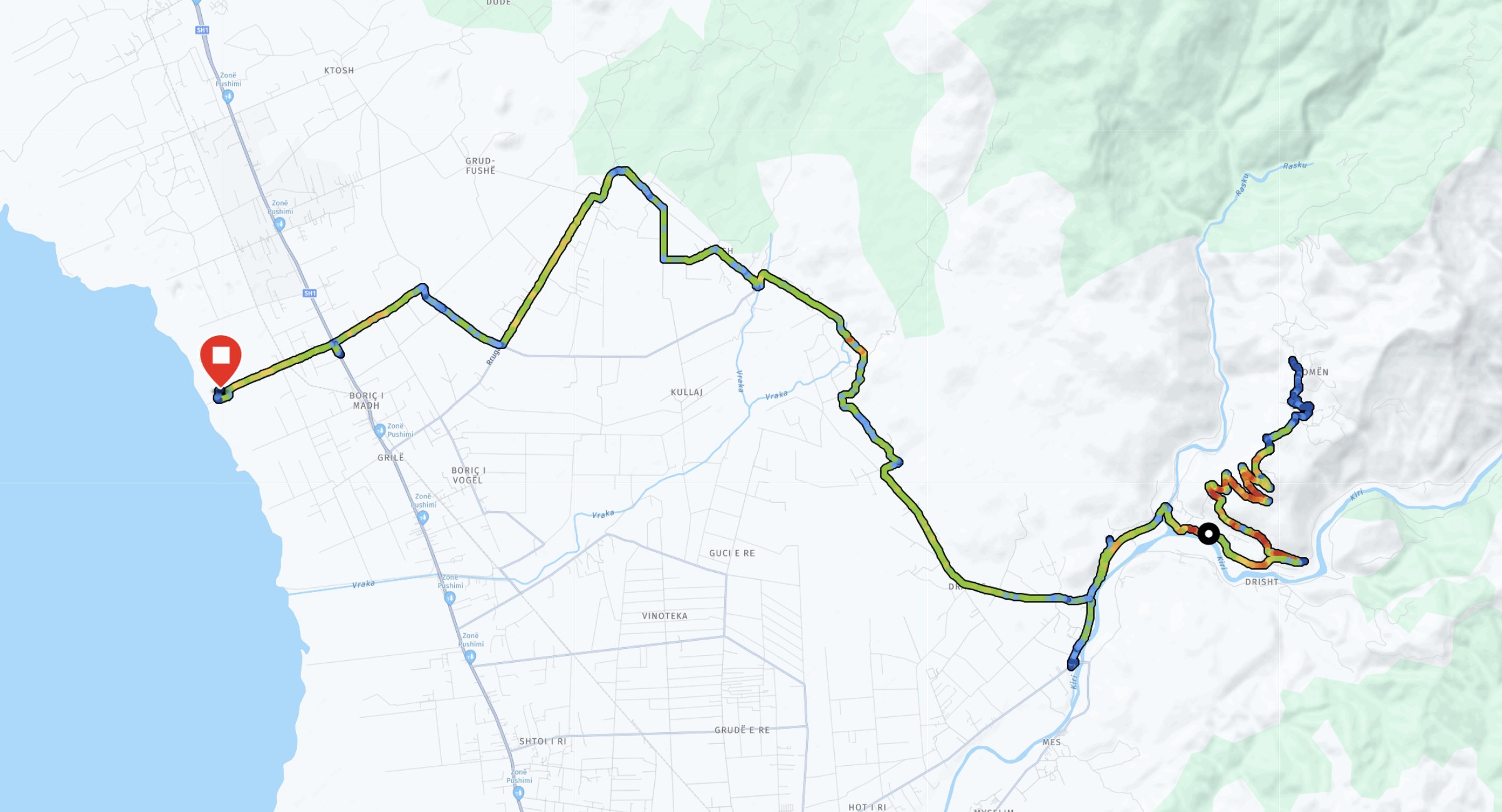 Shkoder 2day map