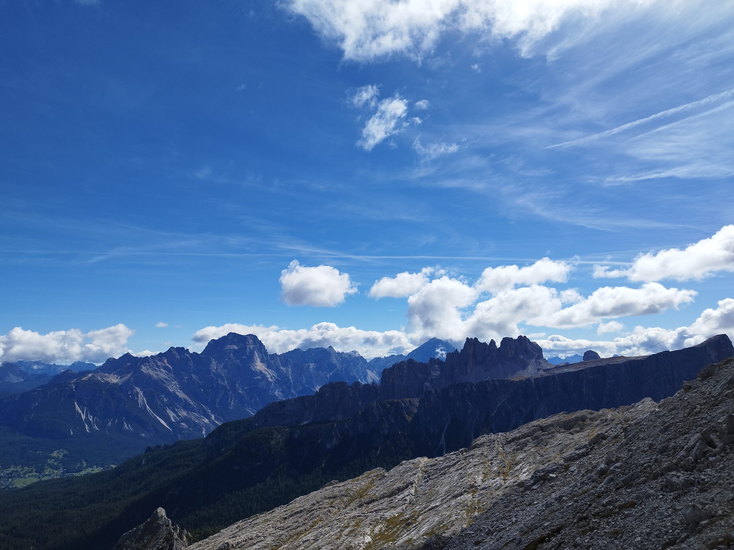 10 While climbing to Rifugio Nuvolau