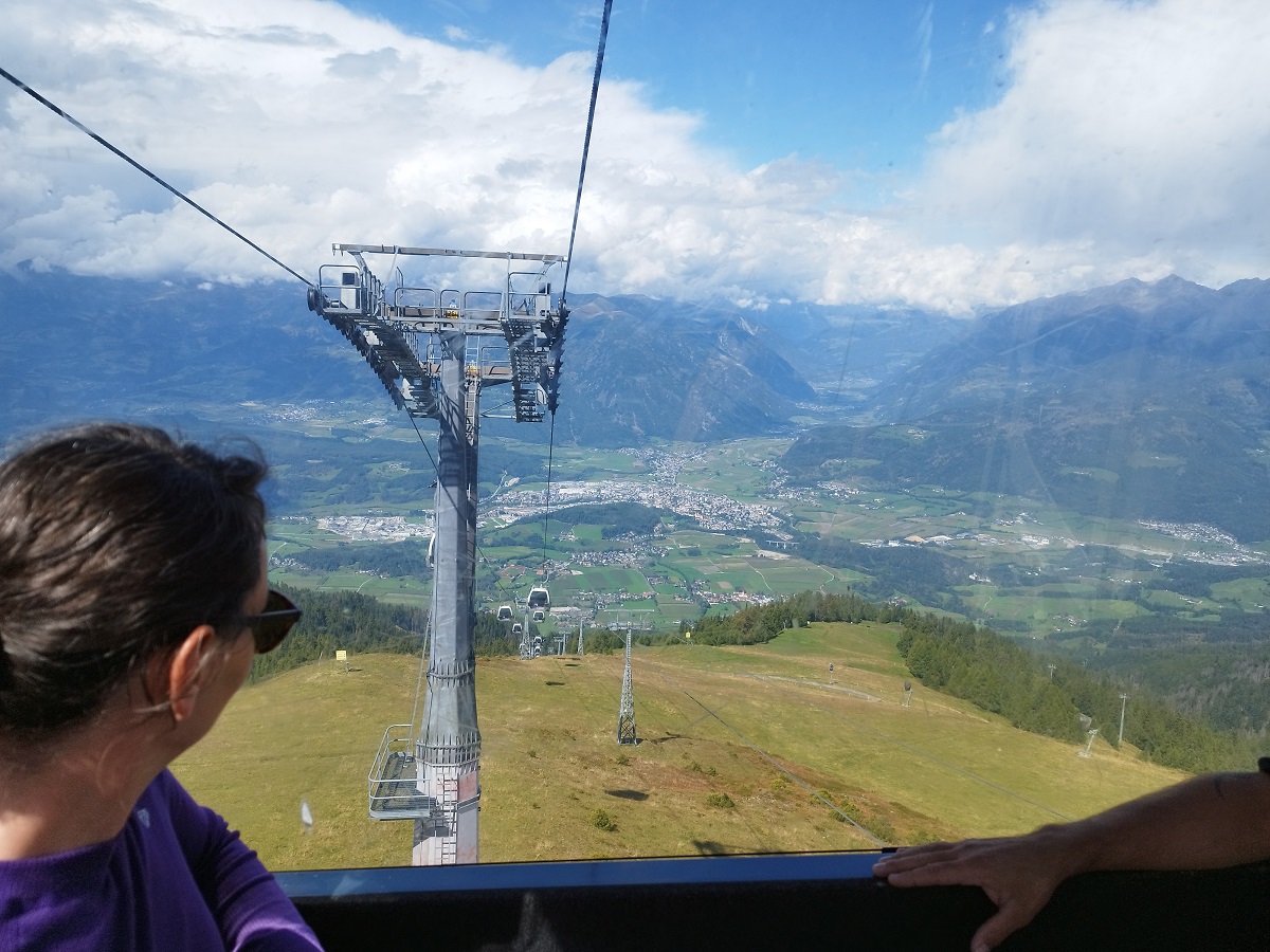 13 Going down with the gondola