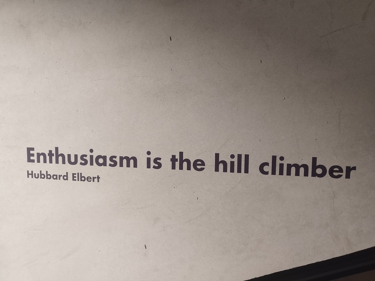 Enthusiasm is the best