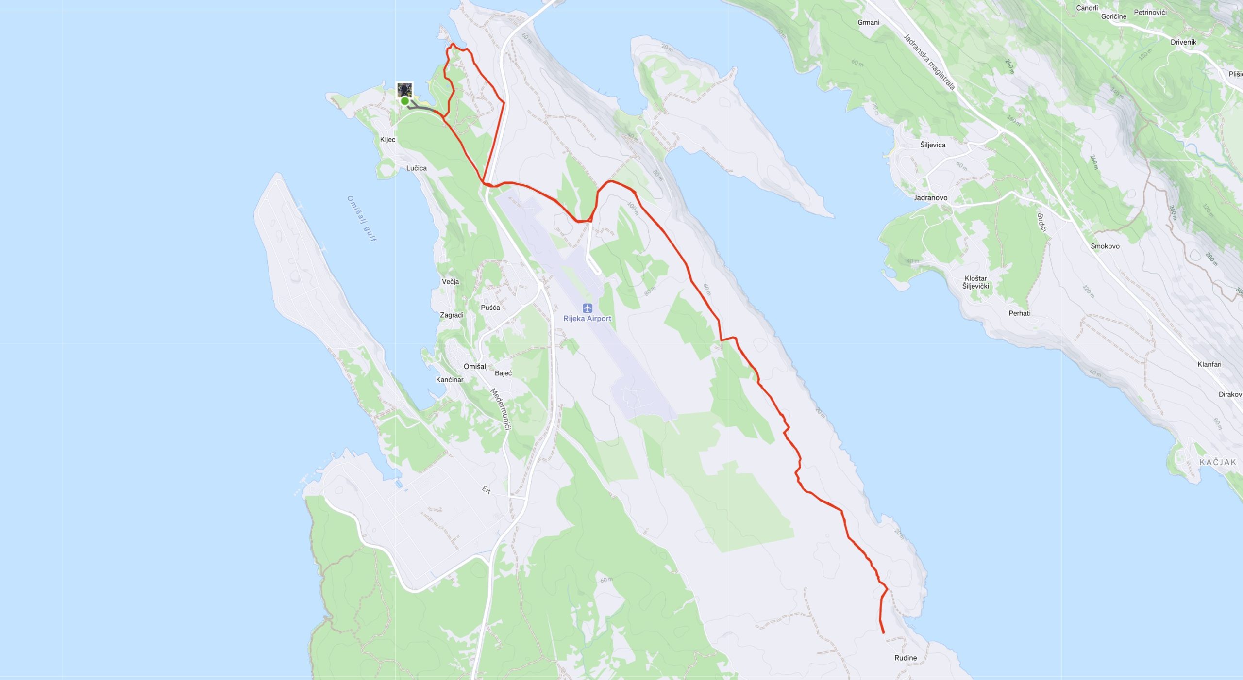 Omisalj 2 gps map Omisalj 2 gps map