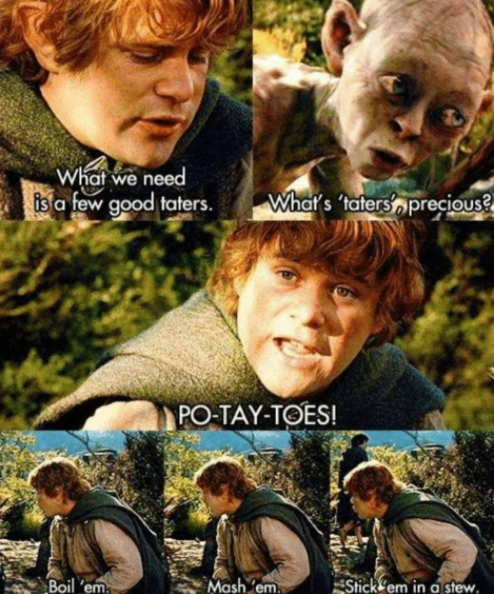 po-tay-toes Po tay toes